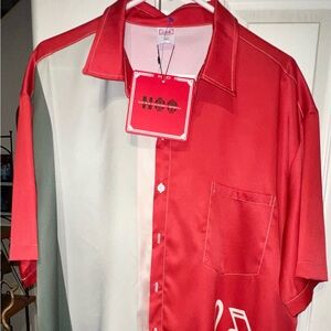HOO 50's Style Casual MUSIC Shirt in XXL NEW WITH TAGS